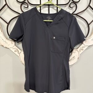 Cherokee Infinity V-Neck Scrub Top with Rib-Knit. Smoke free home